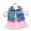 Poppenjurk met Giletje, 28-35 cm