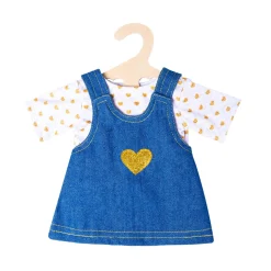 Poppenjurk met Gouden T-Shirt, 35-45 cm