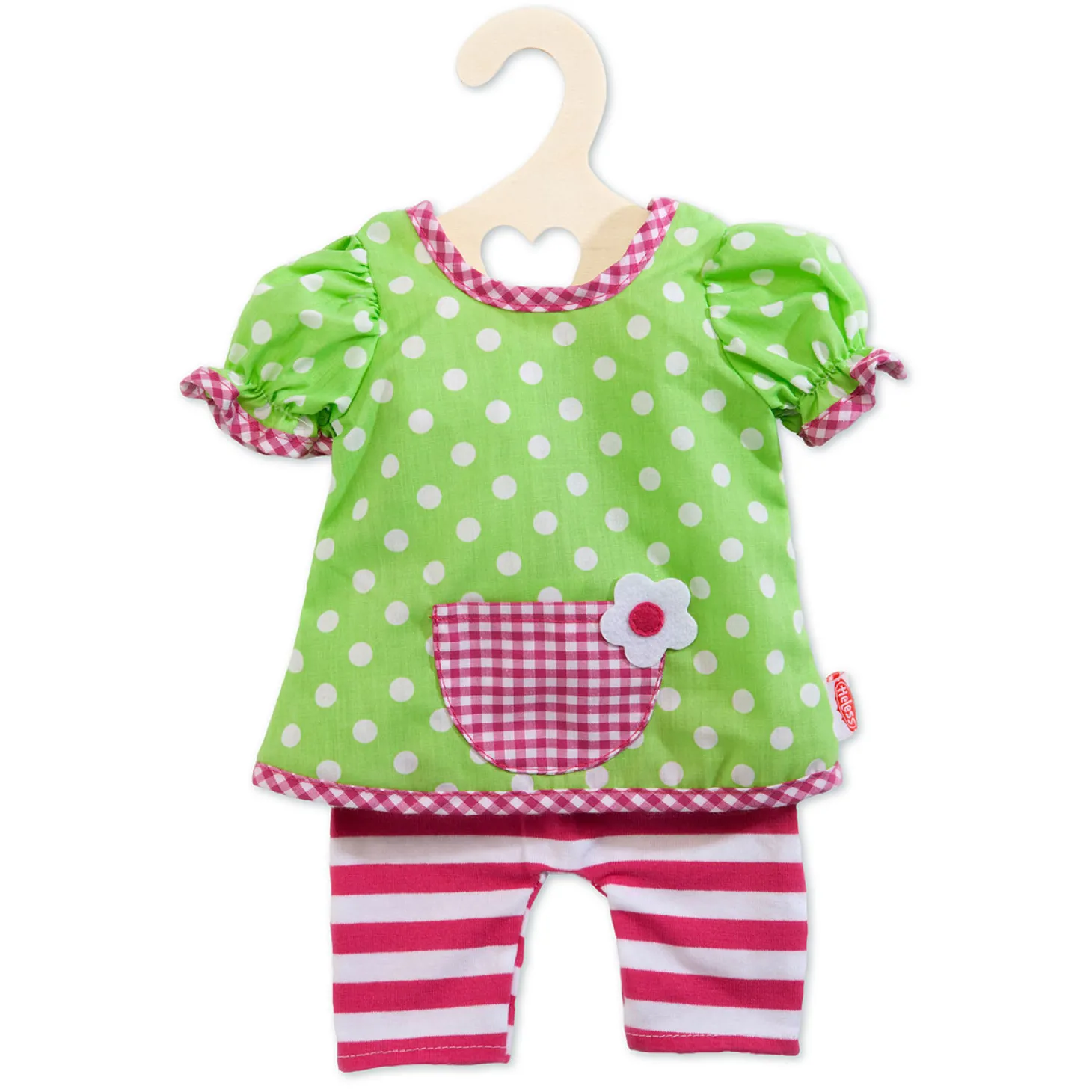 Poppenjurk met Legging, 28-35 cm