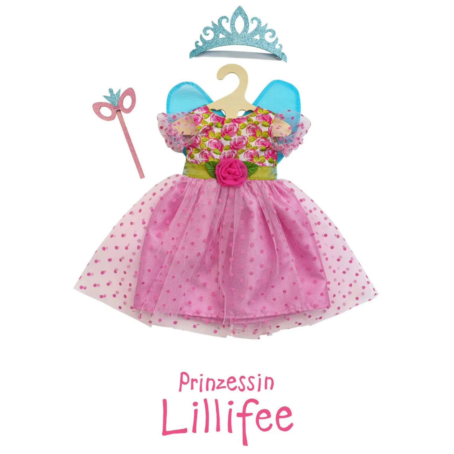 Poppenjurk Prinses Lillifee Roze, 28-35cm