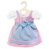Poppenjurk Roze en Blauw, 35-45 cm