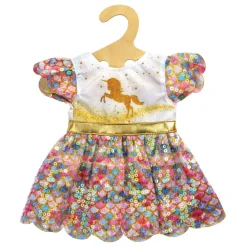 Poppenjurk Unicorn Goldy, 35-45 cm
