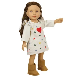 Poppenlaarsjes Suede, 30-34 cm