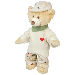 Poppenmuts Hartjesconfetti, 28-35 cm