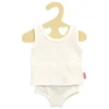 Poppenonderbroek en -hemd Wit, 28-35 cm