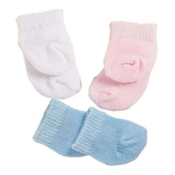 Poppensokken - 3 paar, 28-35 cm