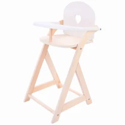 Poppenstoel Roze/Wit