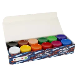 Posterverf 12 kleuren Hot Wheels, 20ml