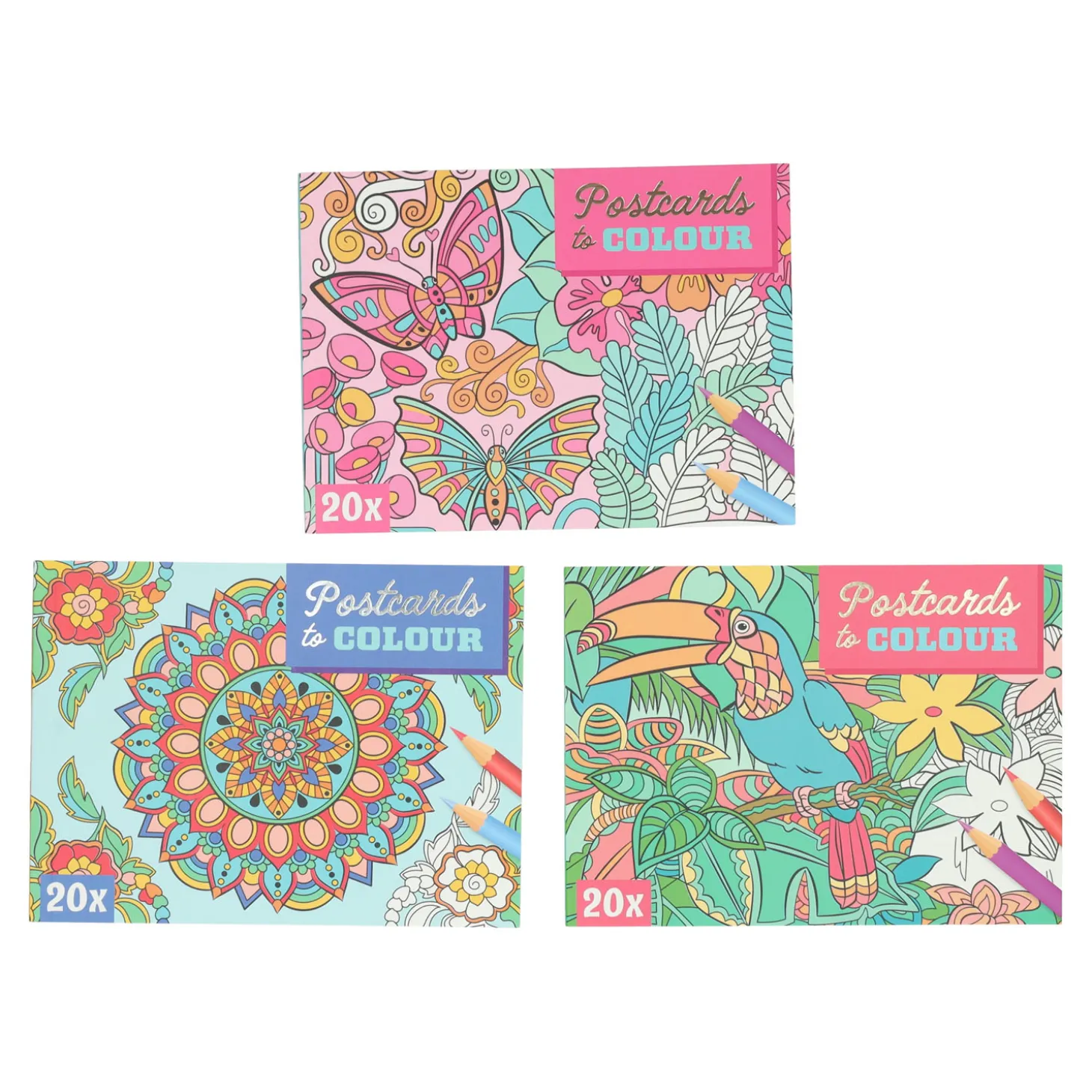 Postkaarten Kleuren, 20st