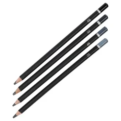 Potloden Houtskool, 4st.