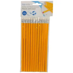 Potlood en Gum HB, 12st.