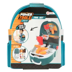 Power Tools Gereedschapset in Rugzak, 21dlg.
