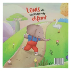 Prentenboek Groot - Louis de Schilderende Olifant