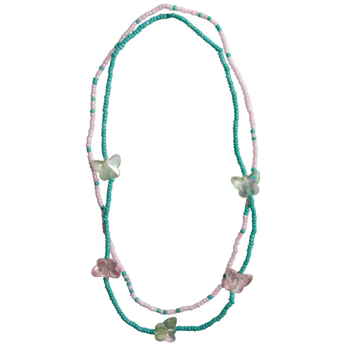 Pretty Shy Butterfly Kettingset - 2st.