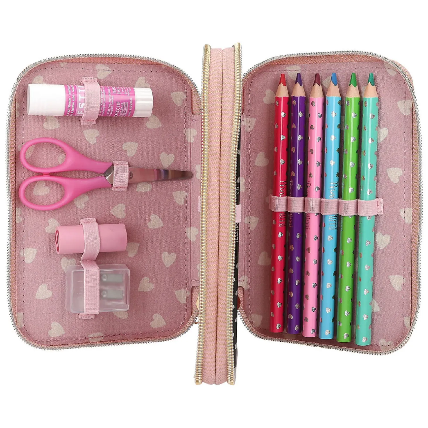 Princess Mimi Gevulde 2-Vaks Etui Fluffy