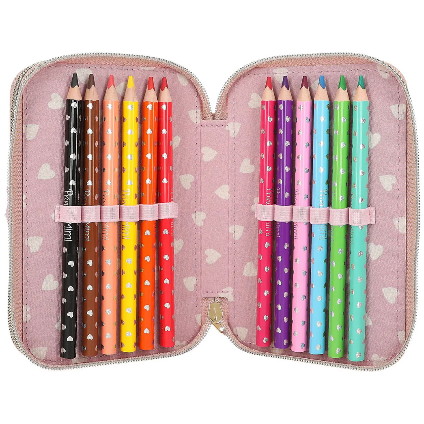 Princess Mimi Gevulde 2-Vaks Etui Fluffy