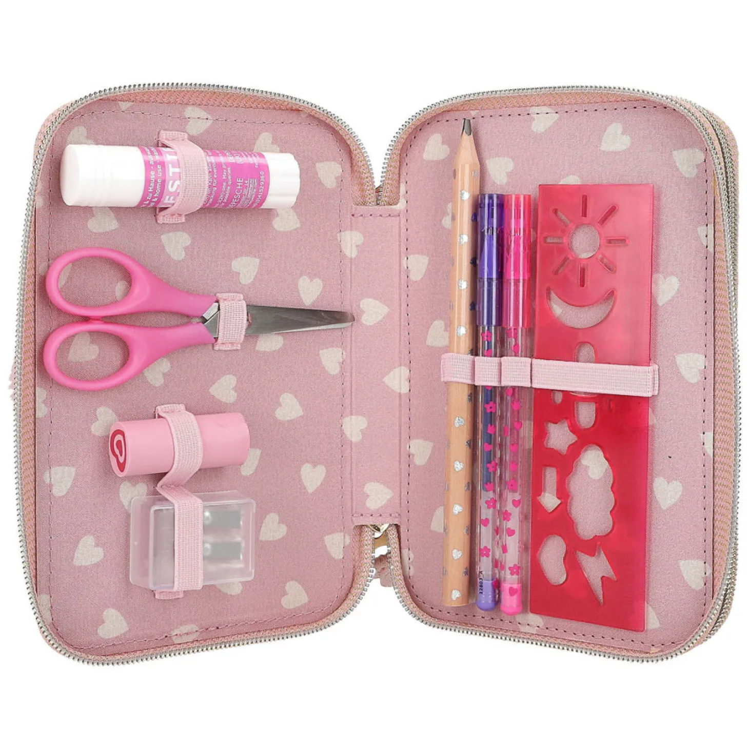 Princess Mimi Gevulde 2-Vaks Etui Fluffy