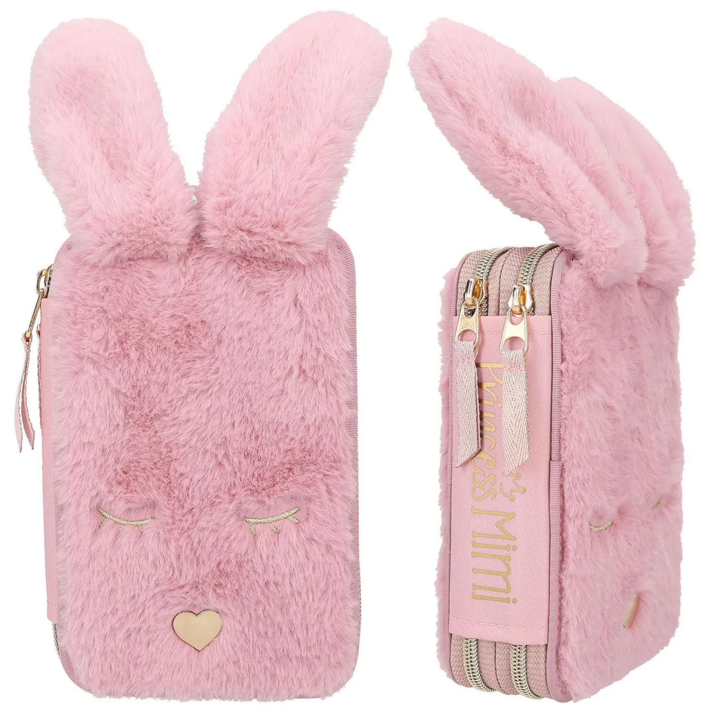 Princess Mimi Gevulde 2-Vaks Etui Fluffy