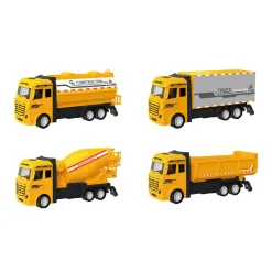 Pull Back Truck Geel