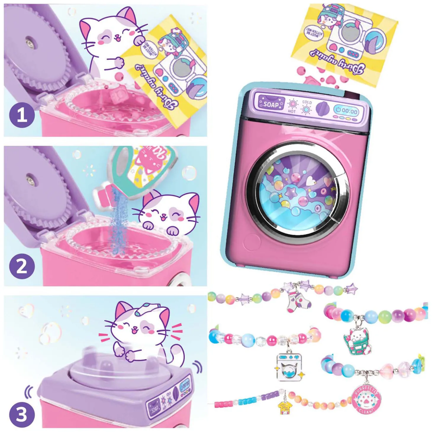 Purr-fect Wash 'N Bead Armbanden Maken