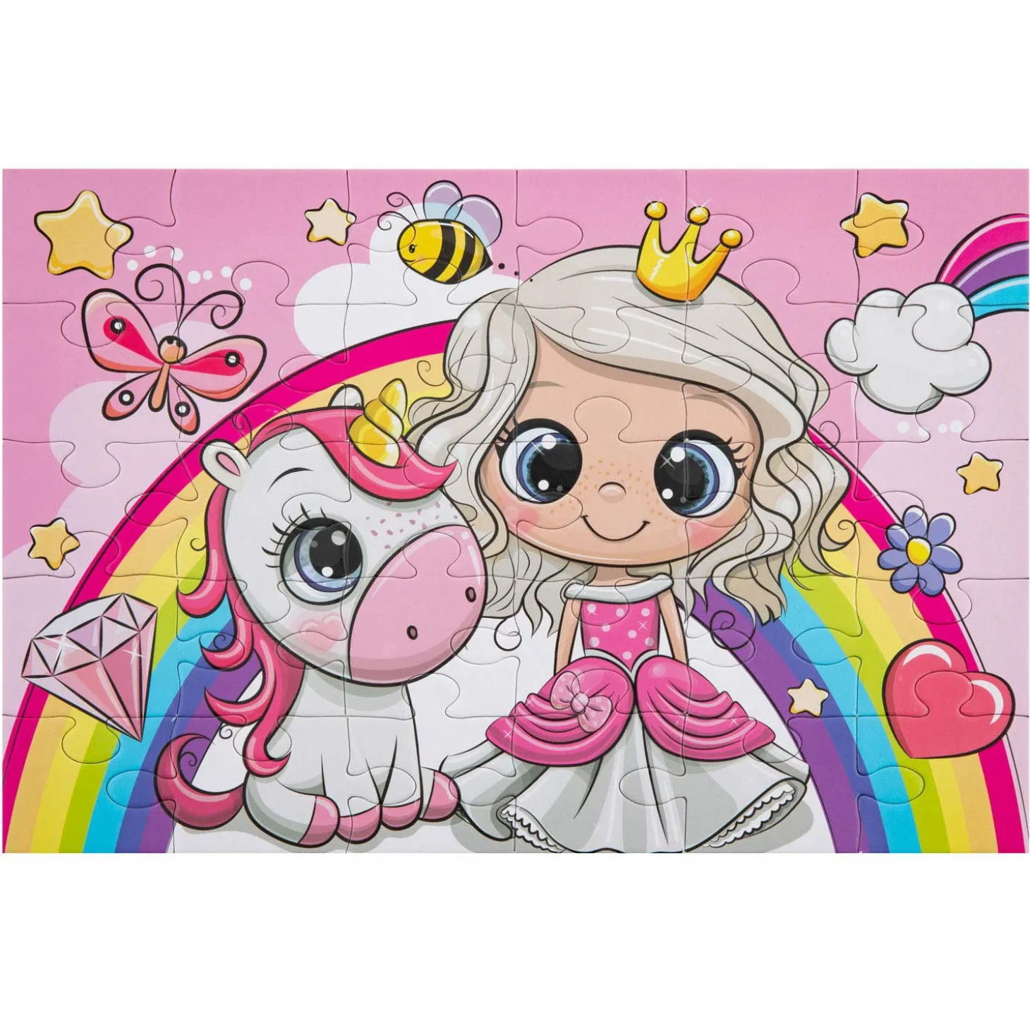 Puzzel Eenhoorn, 30st.