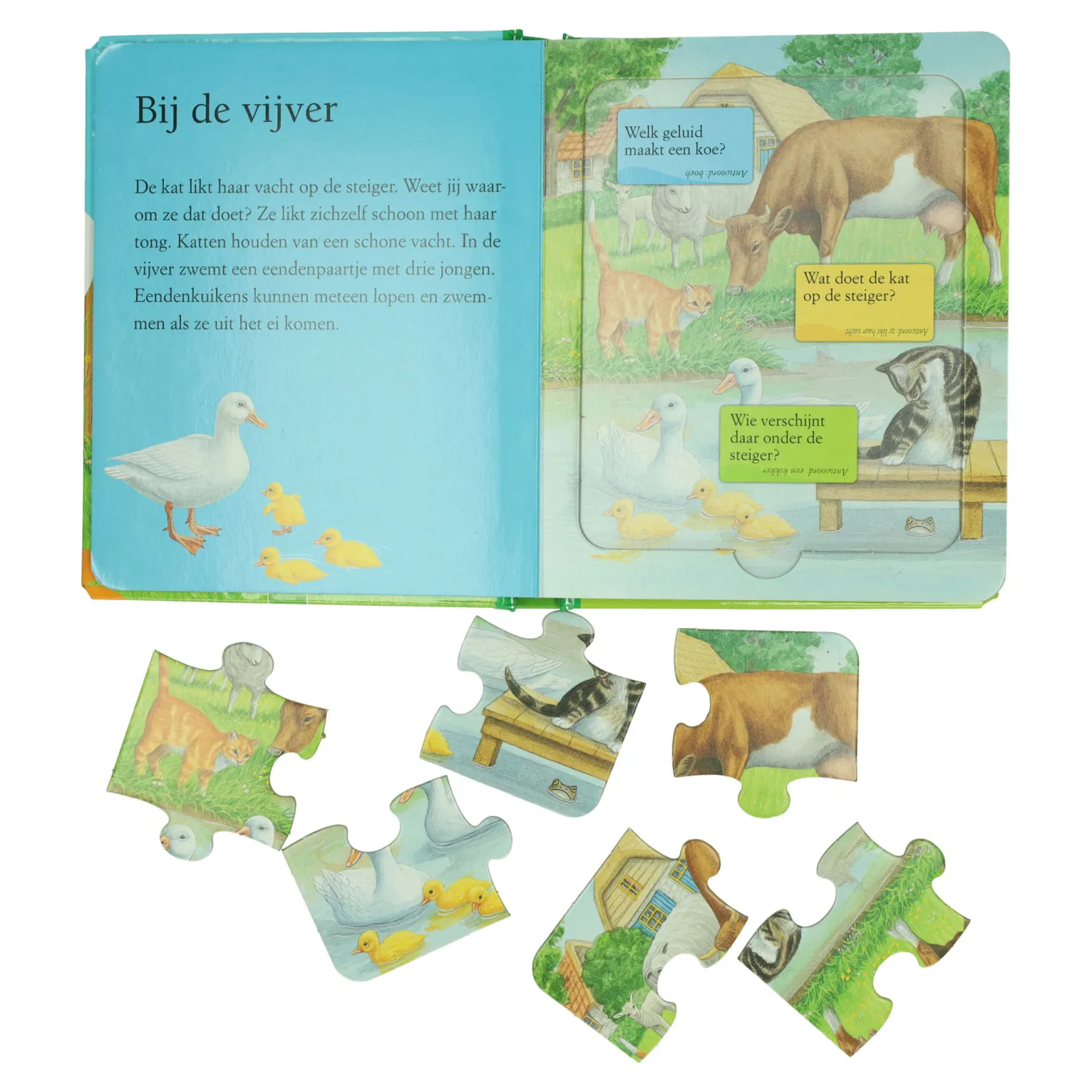 Puzzelboek Boerderij - 5 Legpuzzels