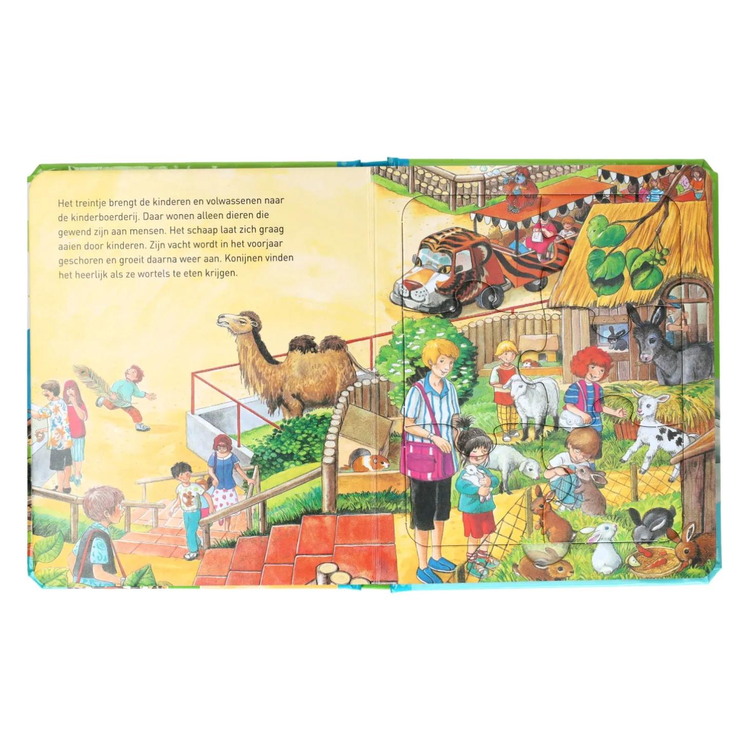 Puzzelboek in de Dierentuin (met 5 Legpuzzeltjes)