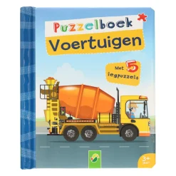 Puzzelboek Voertuigen - 5 Legpuzzels