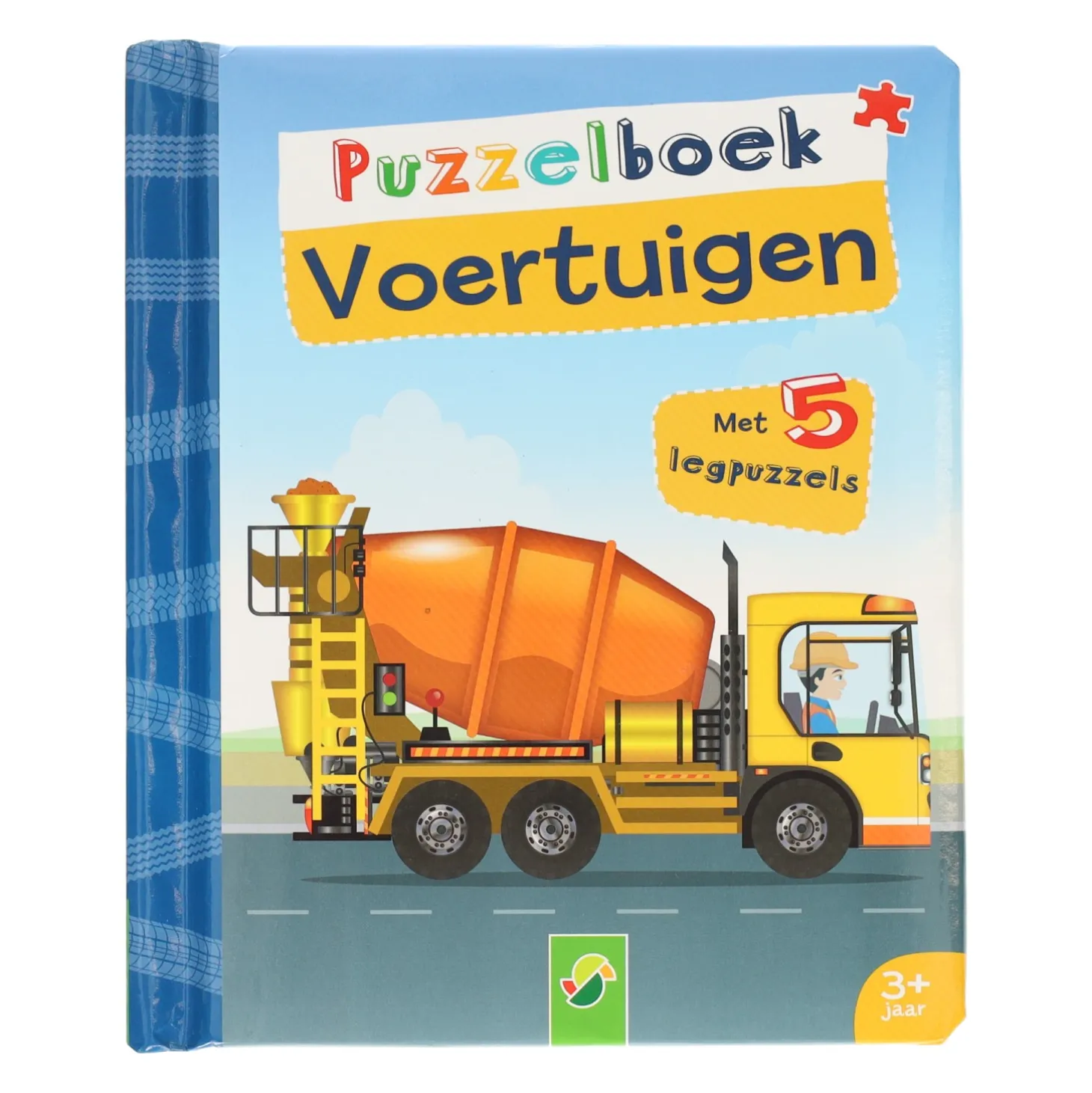 Puzzelboek Voertuigen - 5 Legpuzzels