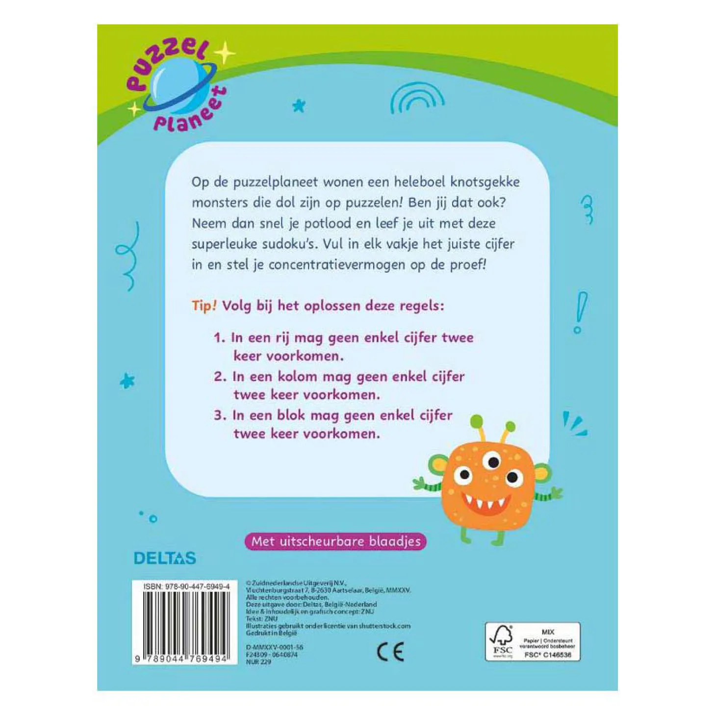 Puzzelplaneet - Megacoole Sudoku's 9-11 jaar