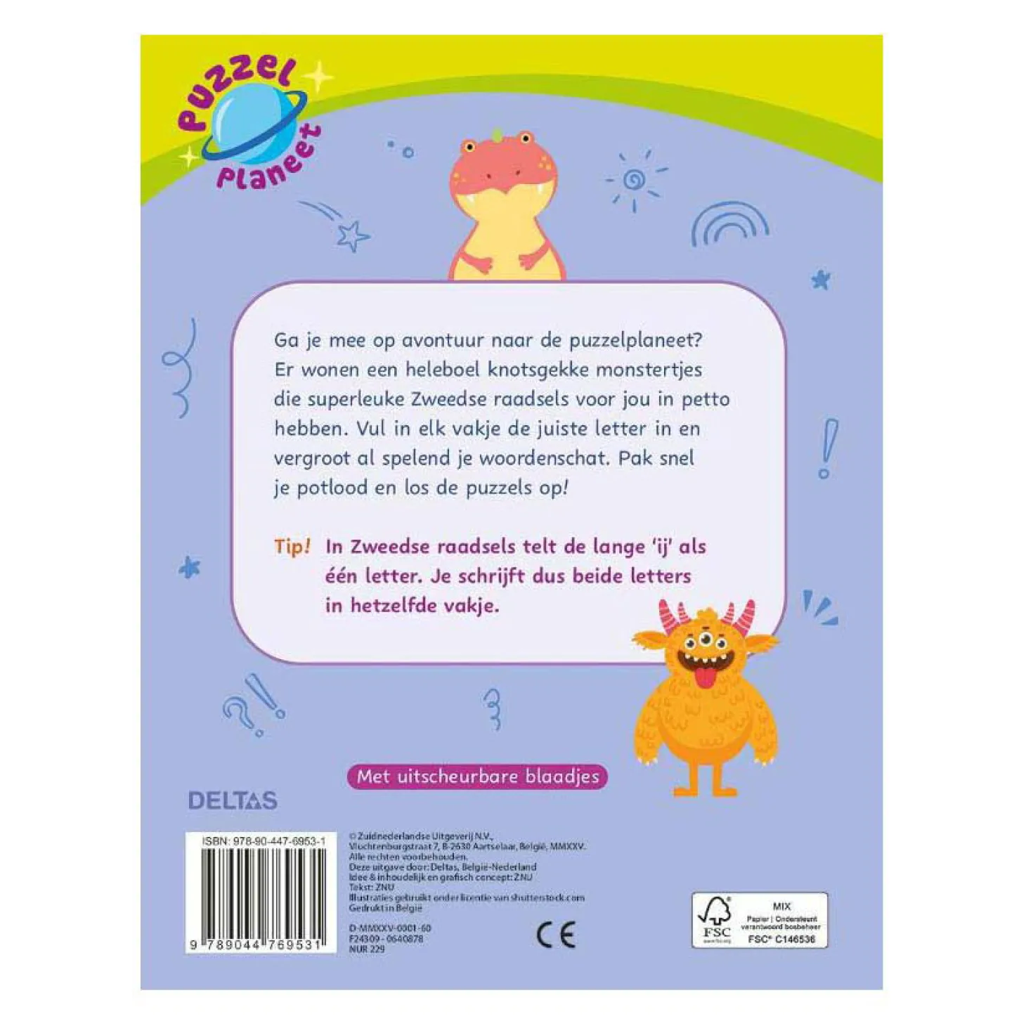 Puzzelplaneet - Superleuke Zweedse Raadsels 7-9 jaar