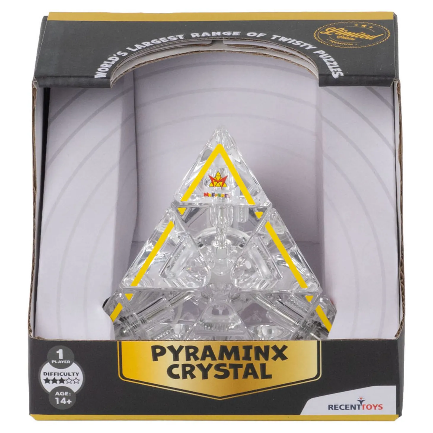 Pyraminx Crystal LE Breinbreker Puzzel