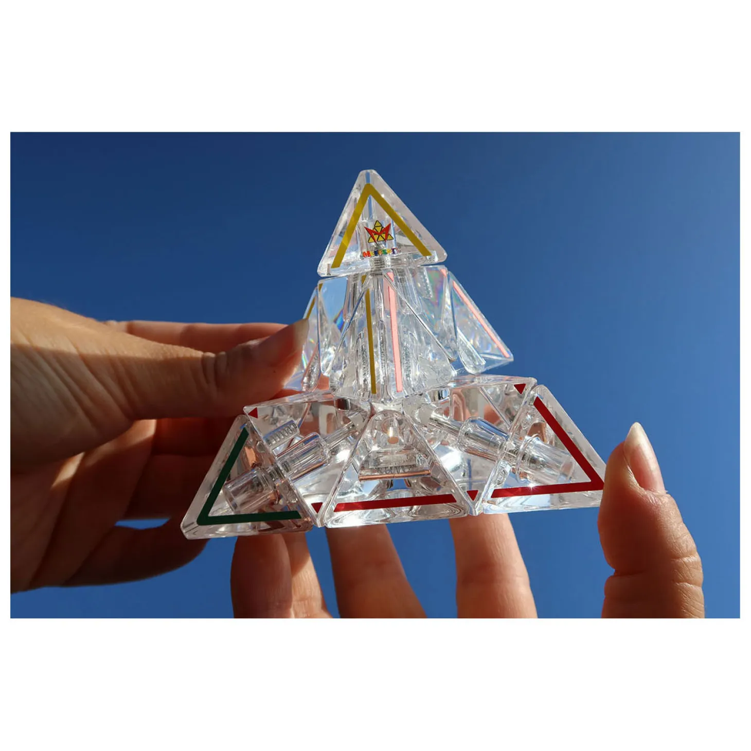 Pyraminx Crystal LE Breinbreker Puzzel