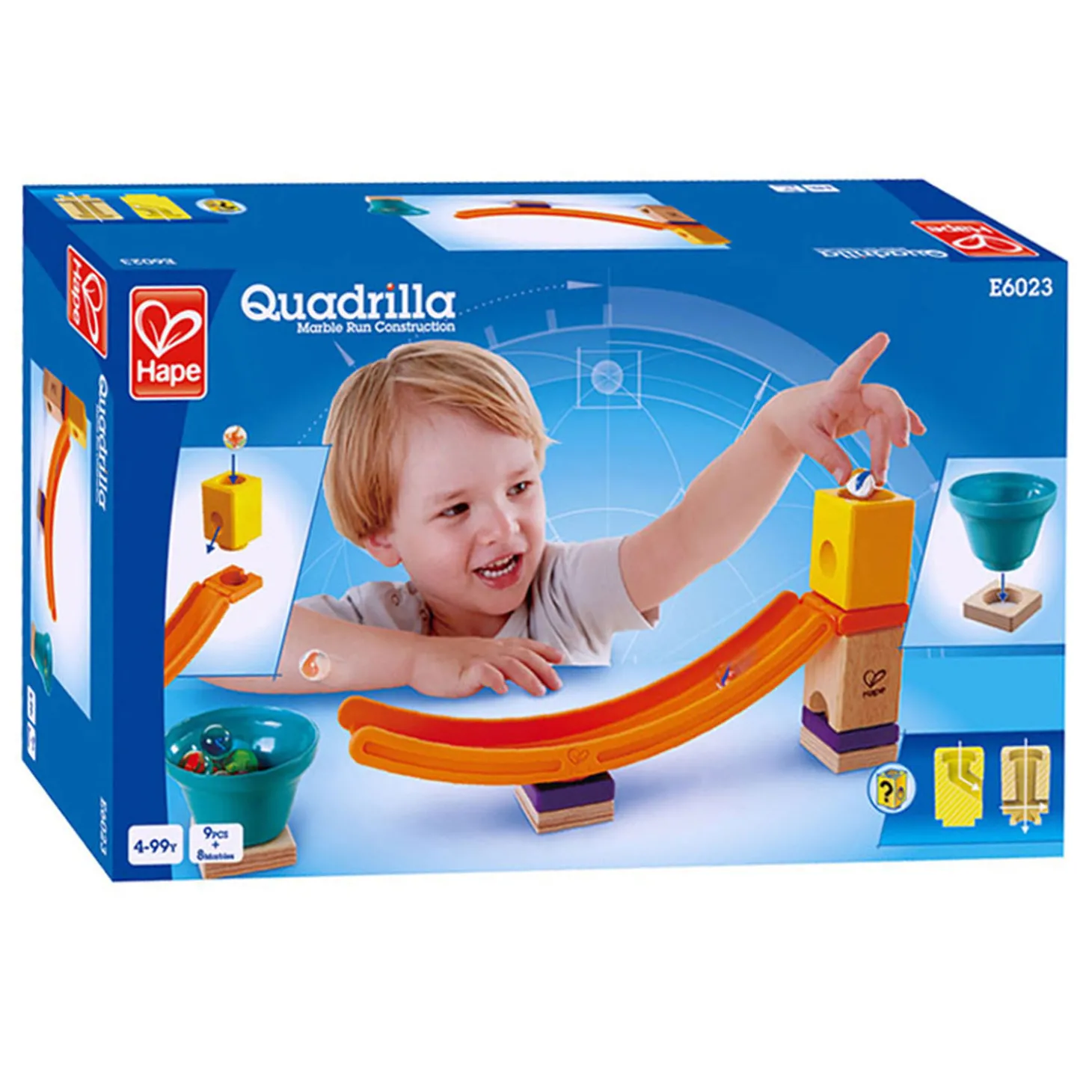 Quadrilla Houten Knikkerbaan - Mega Skatepark