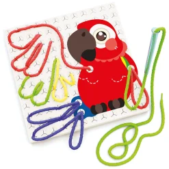 Quercetti Fanta Filo Dierentuin Veters Rijgen, 14dlg.