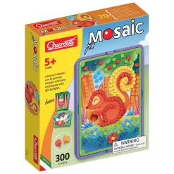 Quercetti Insteek Mozaïek Dieren, 300 Pins