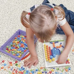 Quercetti Insteek Mozaïek, 150 pins