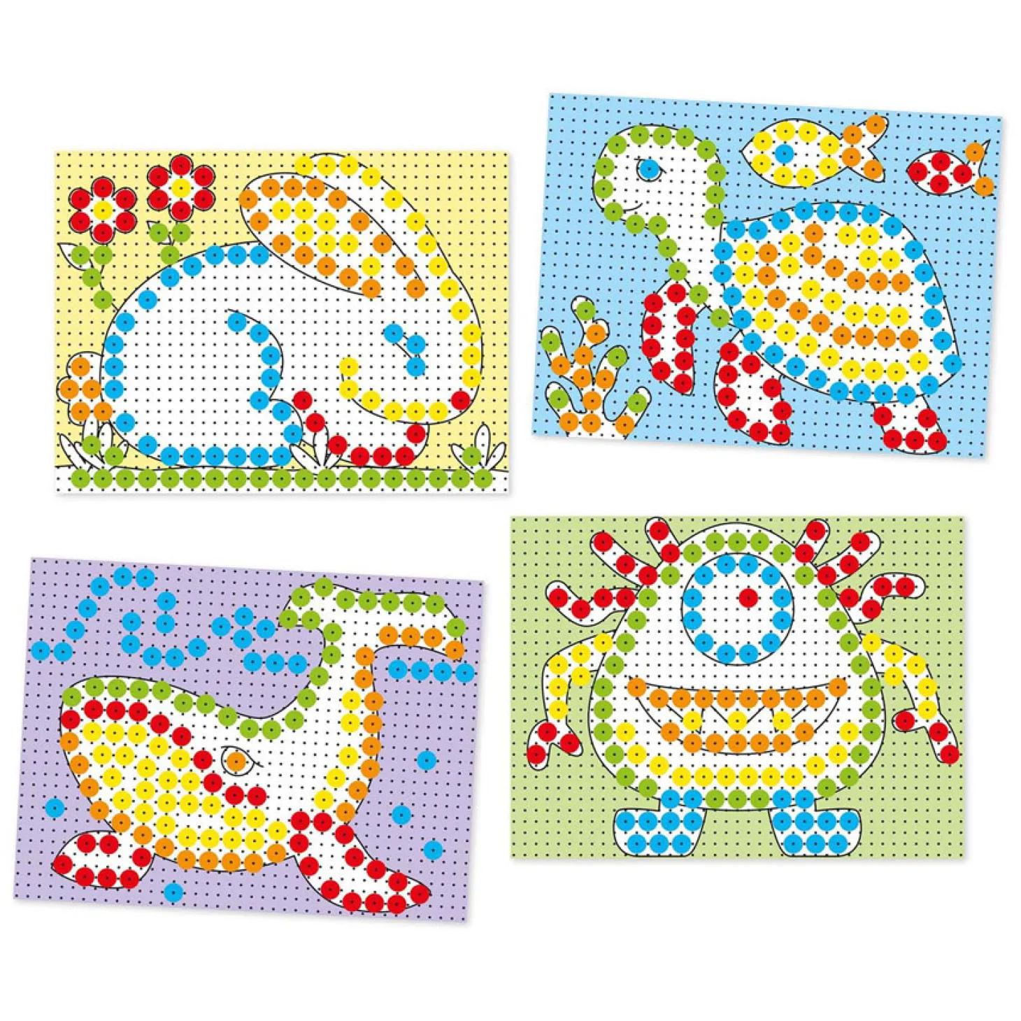 Quercetti Insteek Mozaïek, 150 pins