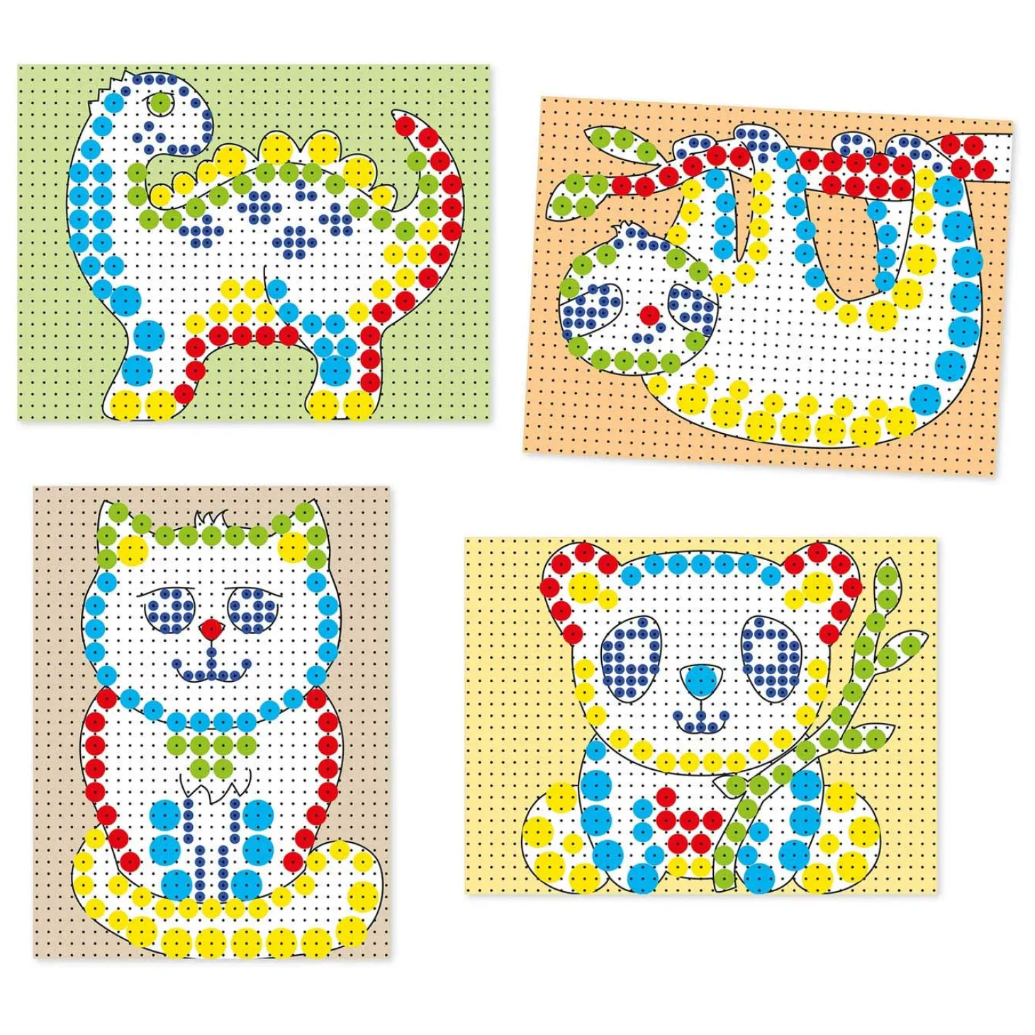 Quercetti Insteek Mozaïek, 150 pins