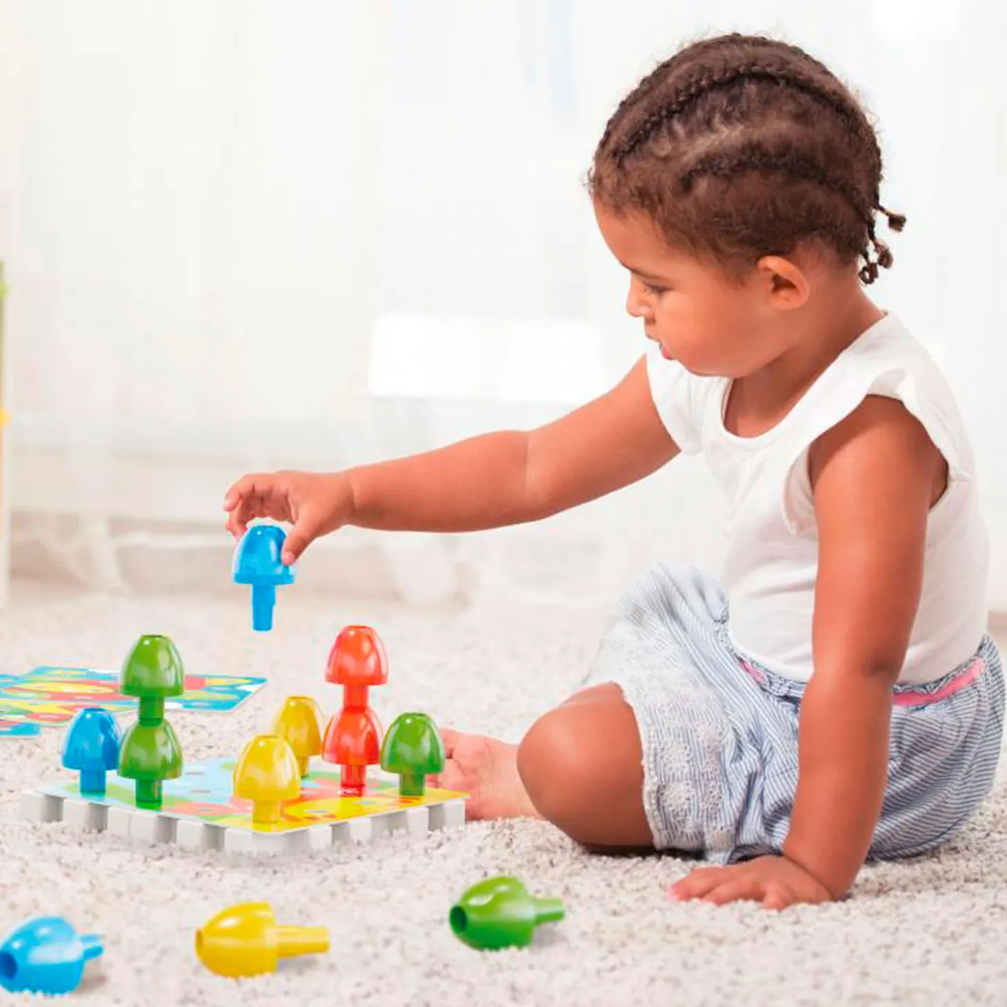 Quercetti Jumbo Insteek Pinnen, 20dlg.