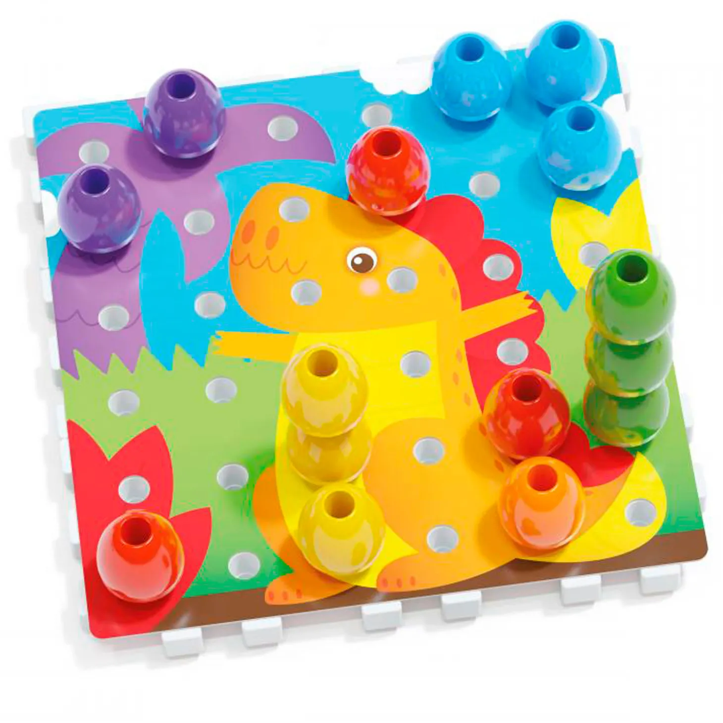 Quercetti Jumbo Insteek Pinnen, 45dlg.