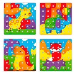 Quercetti Jumbo Insteek Pinnen, 45dlg.