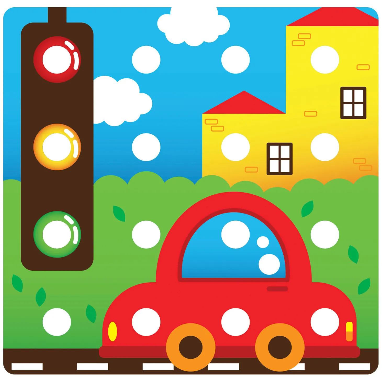 Quercetti Jumbo Peggy Evo Insteek Mozaïek, 41 Pins