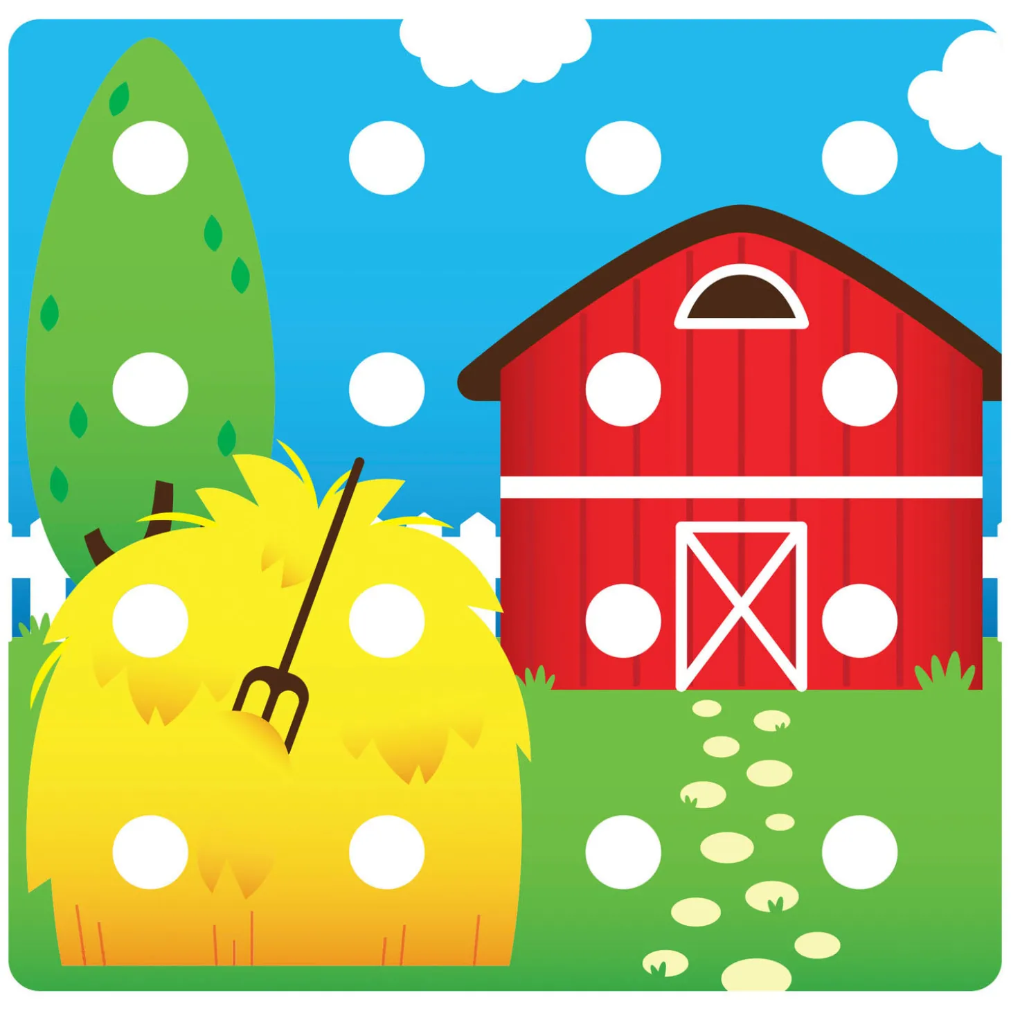 Quercetti Jumbo Peggy Evo Insteek Mozaïek, 41 Pins