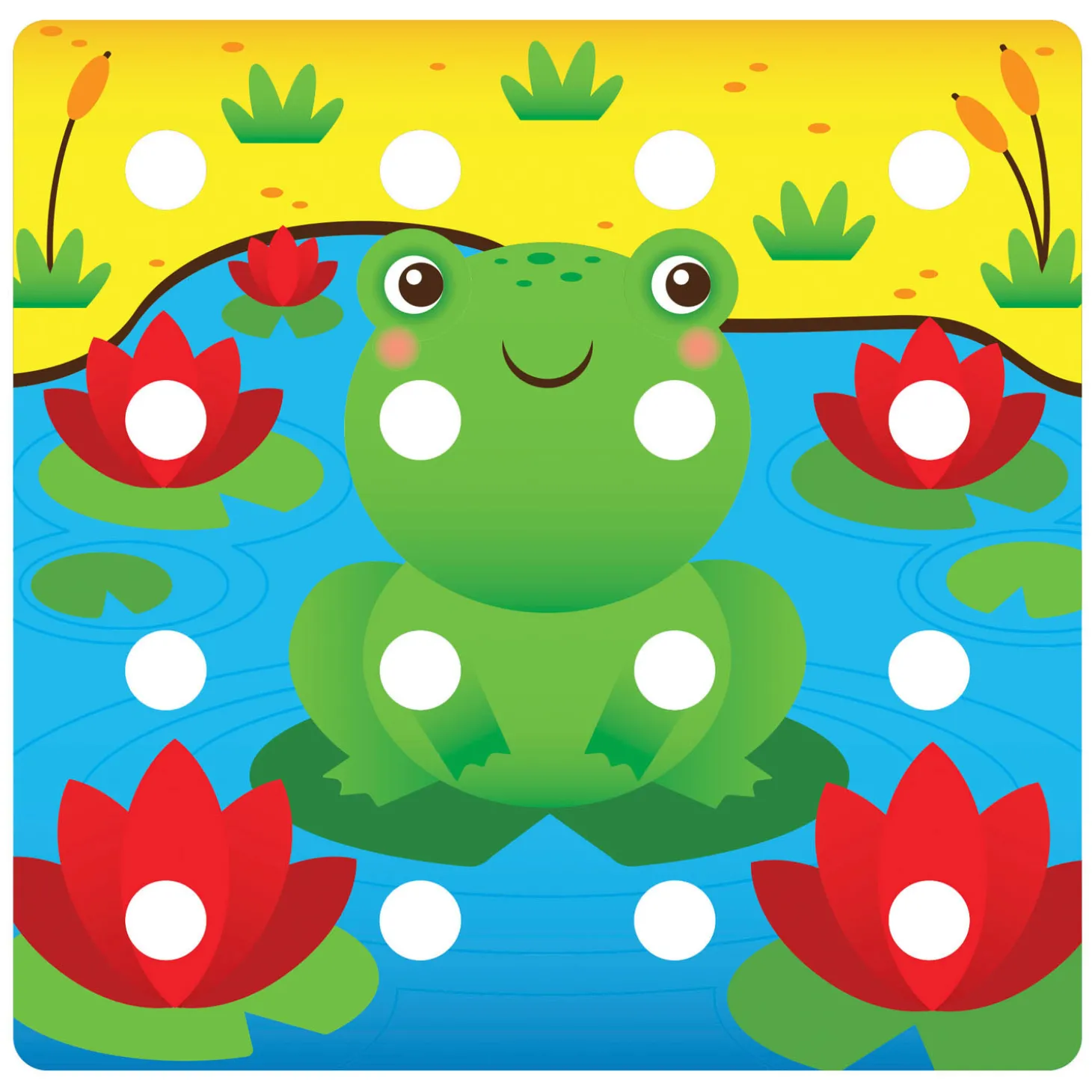 Quercetti Jumbo Peggy Evo Insteek Mozaïek, 41 Pins