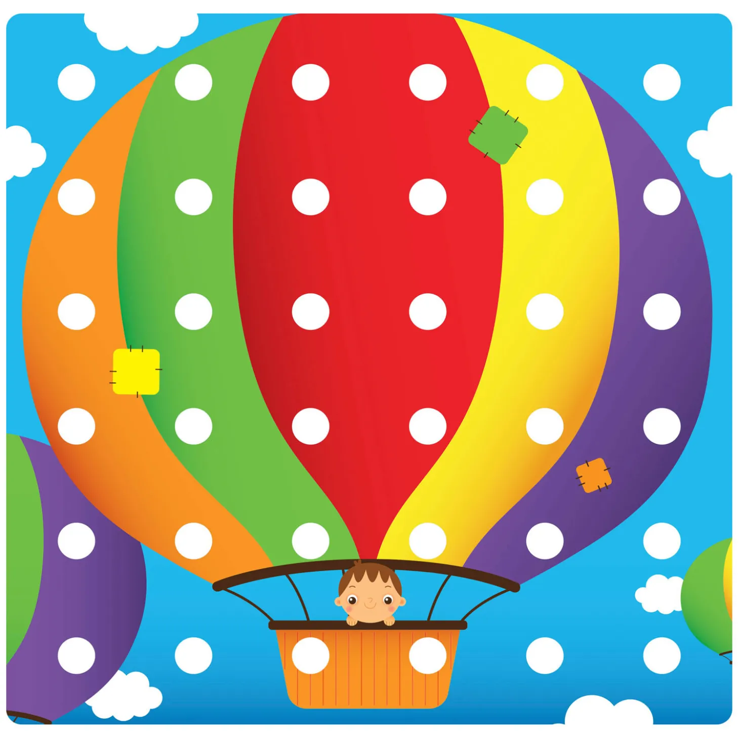 Quercetti Jumbo Peggy Evo Insteek Mozaïek, 41 Pins