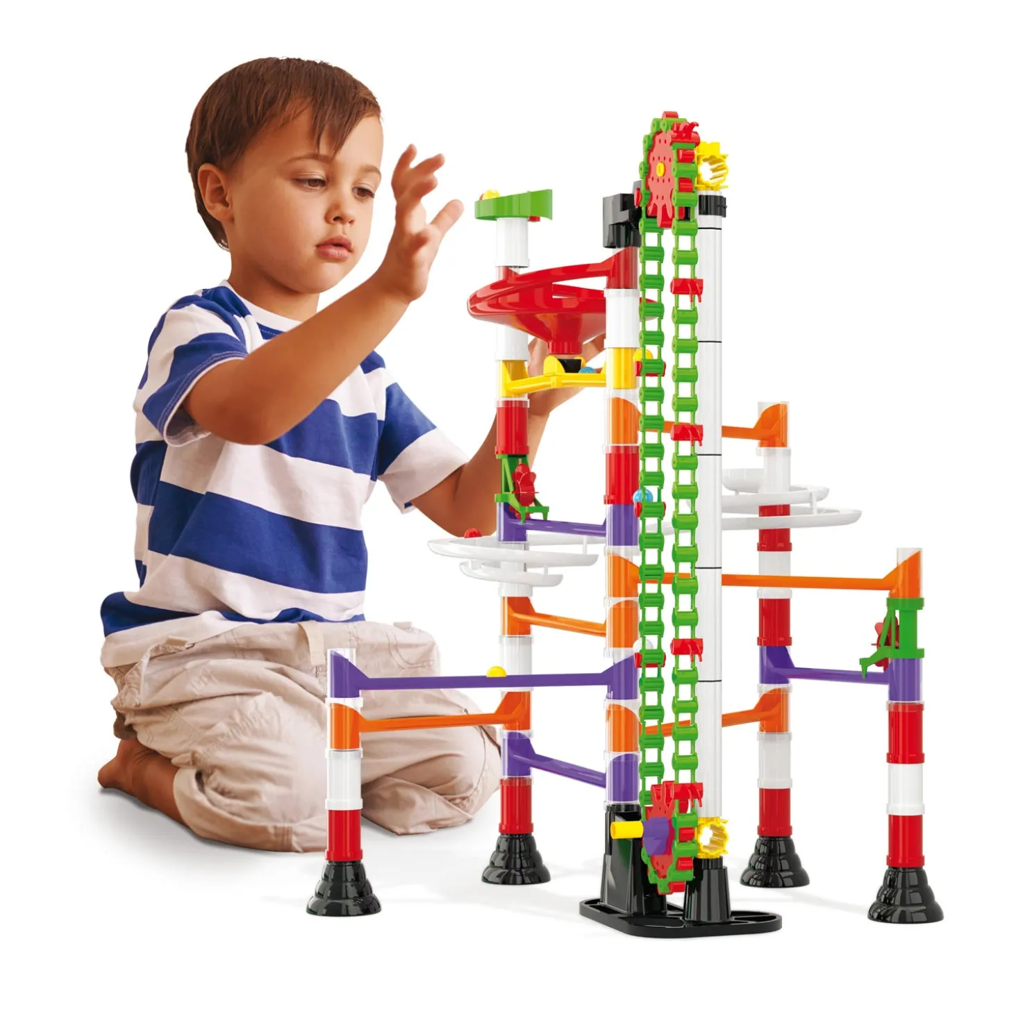 Quercetti Knikkerbaan Migoga met Lift, 150dlg.