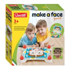 Quercetti Maak een Gezicht Puzzel, 12dlg.