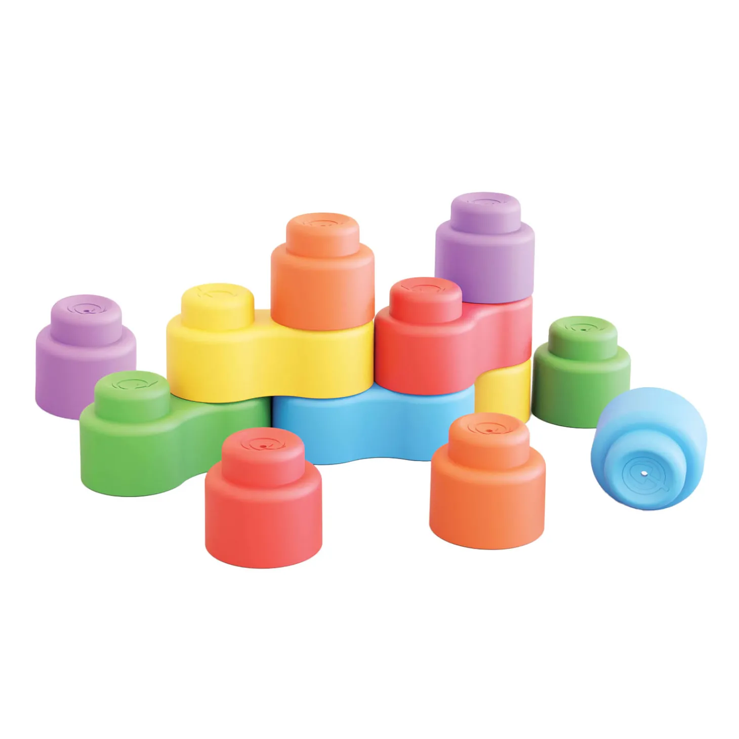 Quercetti Momy Soft Bouwblokken, 12dlg.
