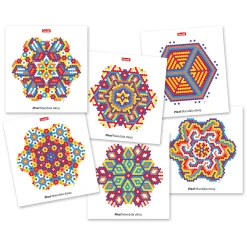 Quercetti Pixel Art Mandala, 1200 pins